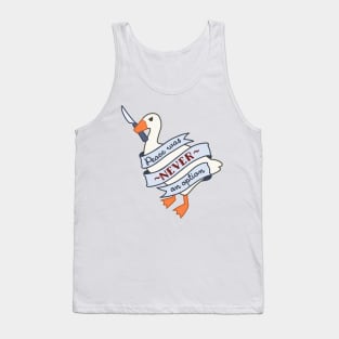 Peace Was Never An Option Tank Top